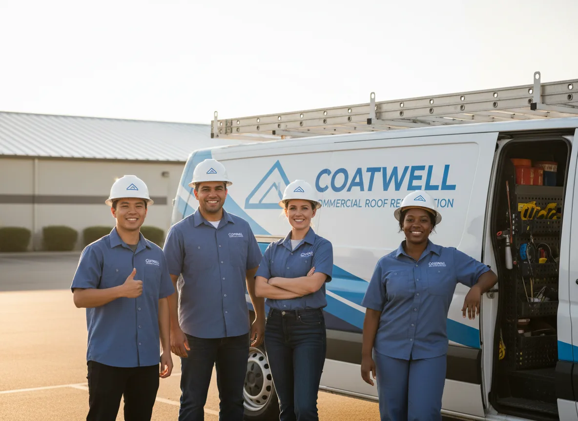 Commercial roof coating company in Fairfield, TX